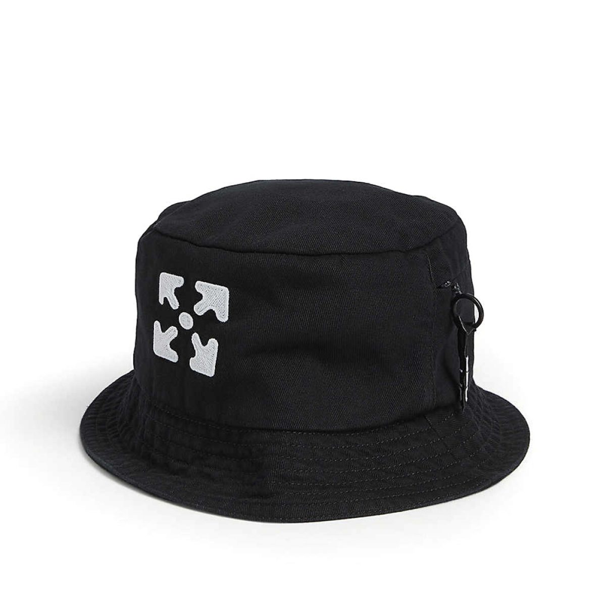 Arrow Logo Cotton Bucket Hat By Off White