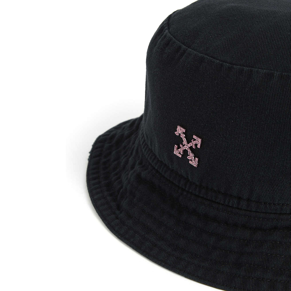 Off-White Arrows-motif Bucket Hat - Black