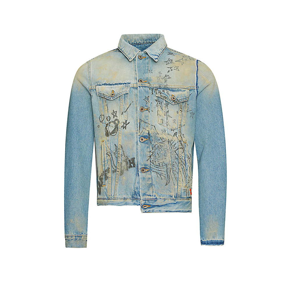 DEGRADE' DENIM JACKET in blue | Off-White™ Official IC