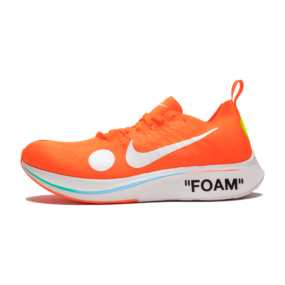 white and orange nike