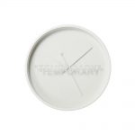 Virgil Abloh x IKEA MARKERAD “TEMPORARY” Wall Clock White
