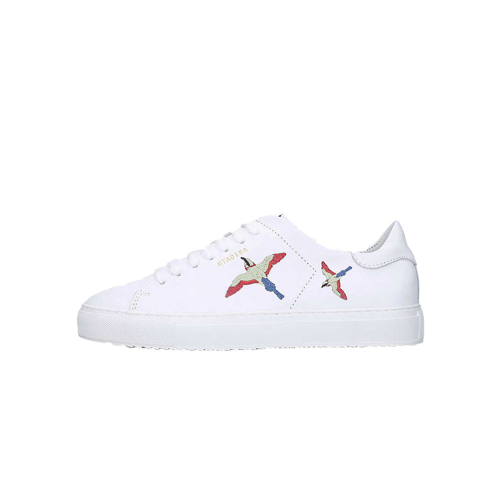 Clean 90 Bird Embroidered Leather Low Top Trainers by Axel ArigatoClean ...