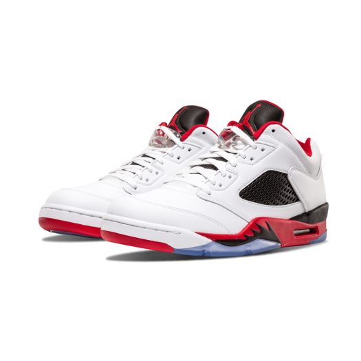 Jordan 5 Retro Low Golf Fire Red (Silver Tongue)