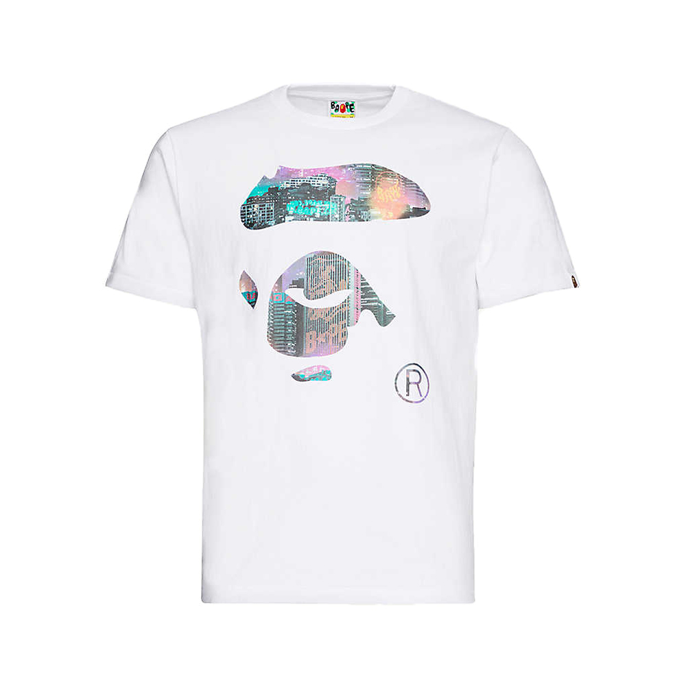 BAPE Tokyo Logo Print Cotton Jersey T-shirt - OFour