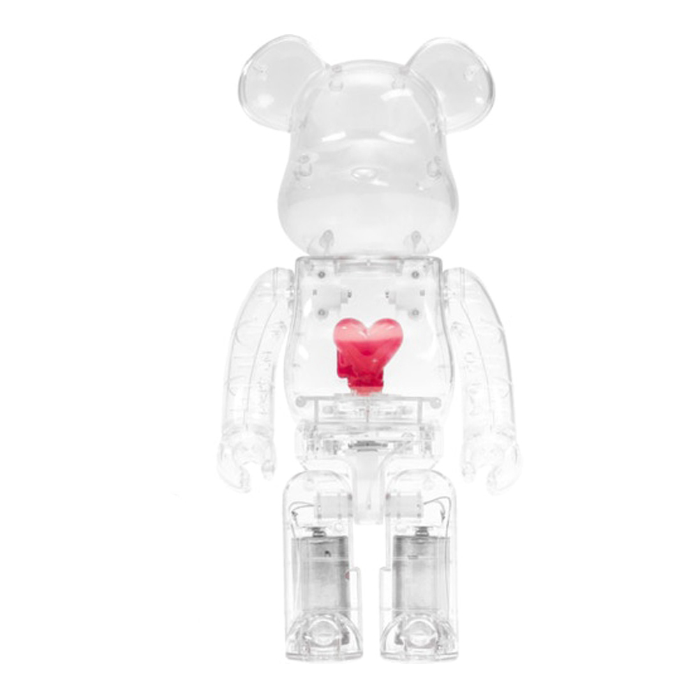 Bearbrick Emotionally Unavailable Heart 400% Clear
