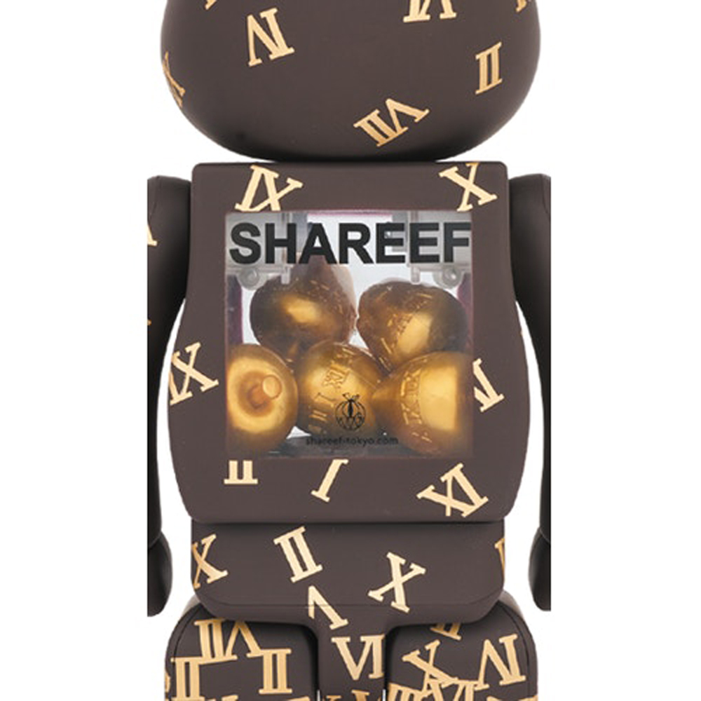 Bearbrick Shareef 2 100% u0026 400% Set Brown/Gold