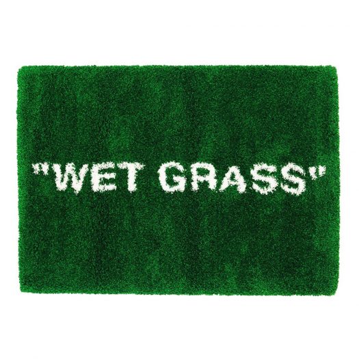 Virgil Abloh x IKEA MARKERAD “WET GRASS” Rug 195×132 CM Green