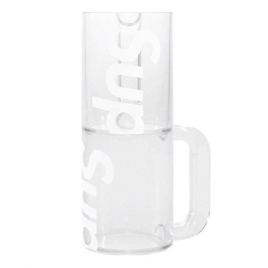 Supreme Heller Mugs (Set of 2) Clear