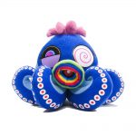 Takashi Murakami Octopus Mini Plush Blue