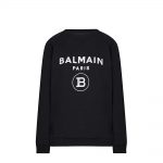 Balmain Logo-print Cotton-jersey Sweatshirt