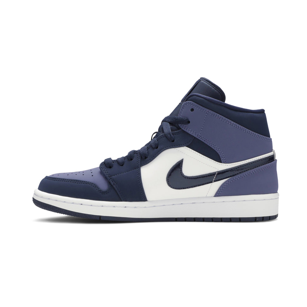 jordan 1 mid obsidian sanded purple