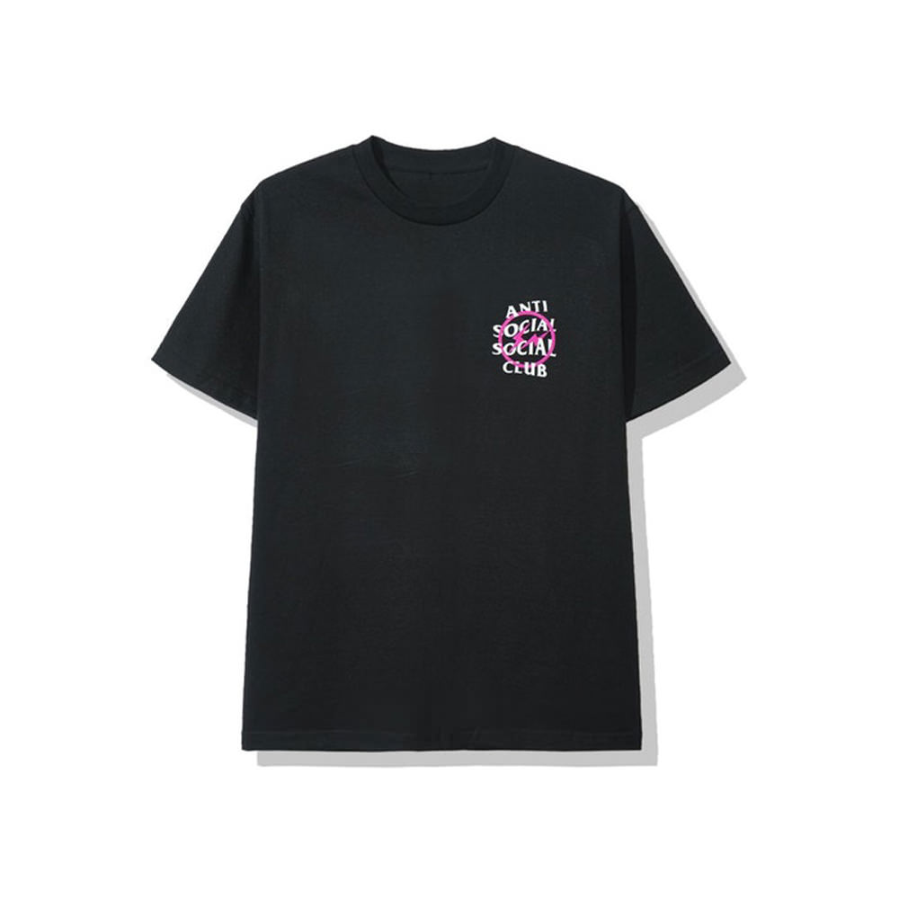 Anti Social Social Club x Fragment Pink Bolt Tee (FW19) BlackAnti ...