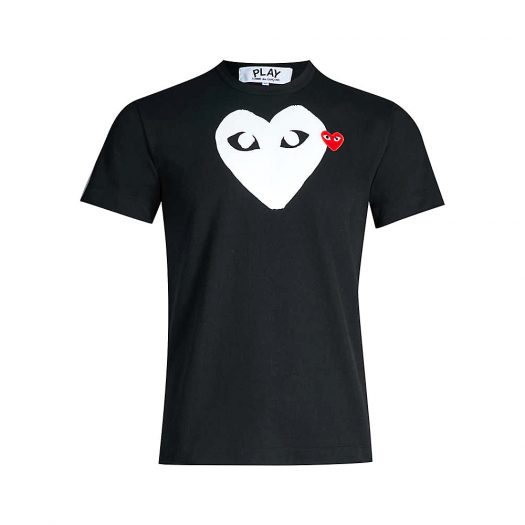 Comme Des Garcons Play Heart-print Cotton-jersey T-shirt
