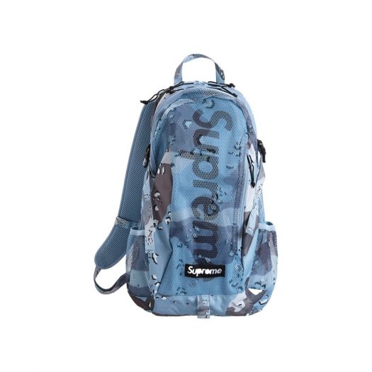 Supreme Backpack (SS20) Blue Chocolate Chip Camo