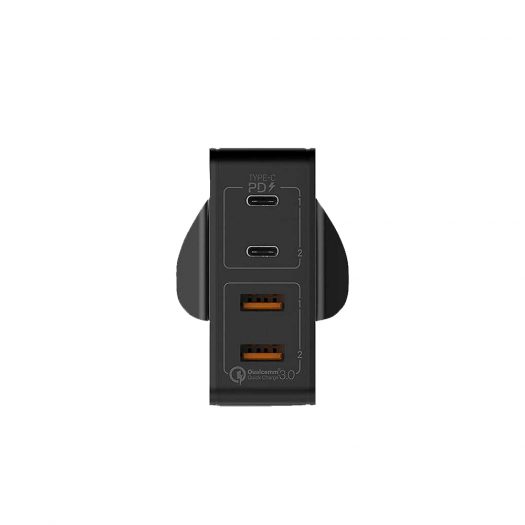 The Tech Bar Momax One Plug 66w 4-port Type-c Pd Charger