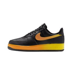 nike af1 black and yellow