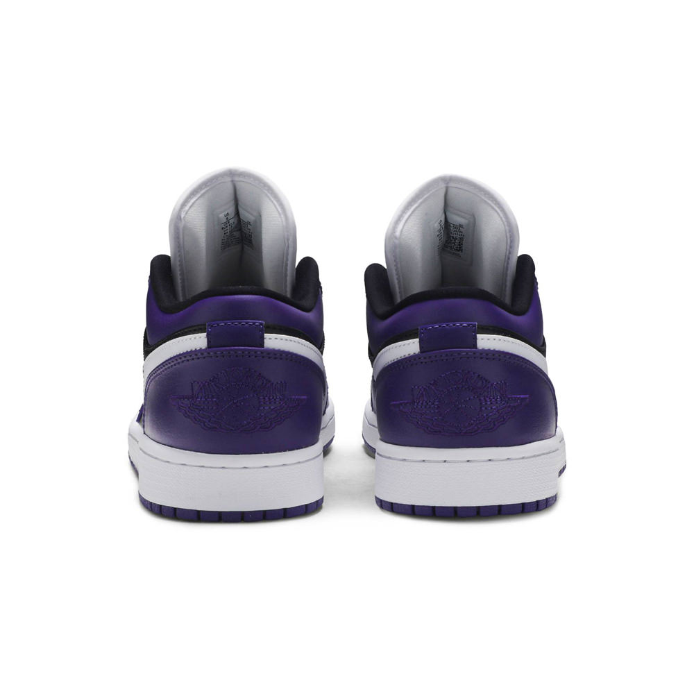 Jordan 1 Low Court Purple Black