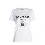 BALMAIN Logo-print cotton-jersey T-shirt