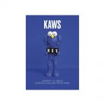 Kaws X Ngv Bff Exhibition Poster Blue