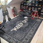 Virgil Abloh x IKEA KEEP OFF Rug 133×195 CM BlackWhite
