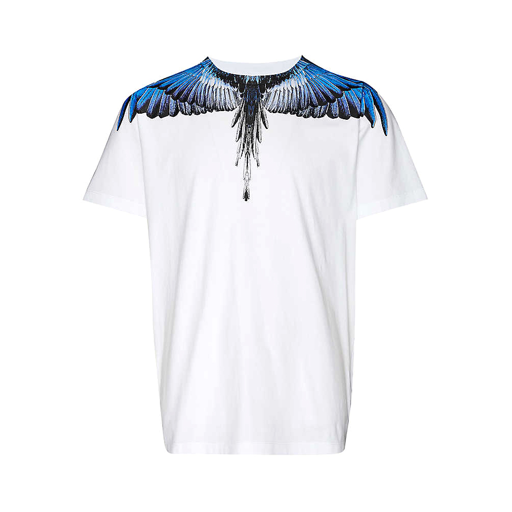 MARCELO BURLON Wings-Print Cotton-Jersey T-shirt - OFour