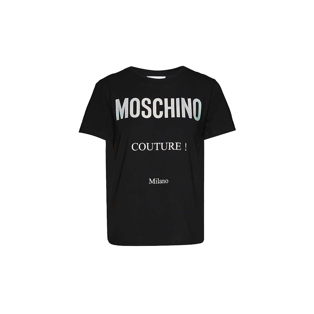 Moschino Couture Logo-print Cotton-jersey T-shirt - OFour