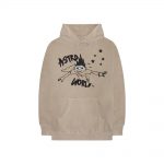 Travis Scott Astroworld Look Mom I Can Fly Hoodie Tan