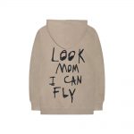 Travis Scott Astroworld Look Mom I Can Fly Hoodie Tan