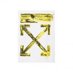 Off-white Oversized Acrylic Arrows S/s T-shirt White/yellow