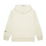 Fear Of God Essentials 3d Silicon Applique Pullover Hoodie Buttercream