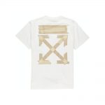 Off-white Oversized Fit Tape Arrows T-shirt White