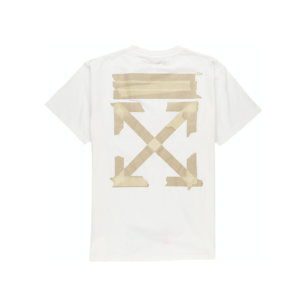 Off-white Oversized Fit Tape Arrows T-shirt WhiteOff-white 