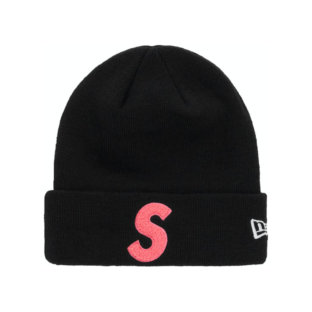 Supreme New Era S Logo Beanie (FW 19) BlackSupreme New Era S Logo