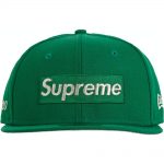 Supreme $1M Metallic Box Logo New Era Green