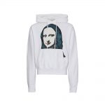 Off-white C/o Virgil Abloh Mona Lisa-print Cotton-jersey Hoody