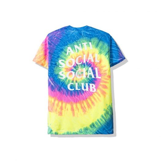 Anti Social Social Club Laguna Tee (FW19) Rainbow Tie Dye