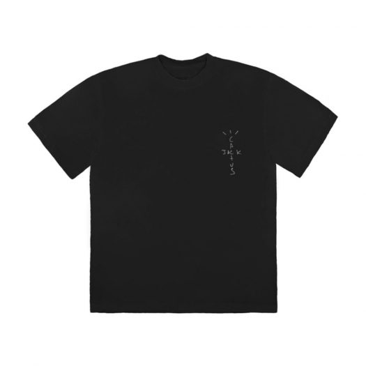 Travis Scott Jack Boys Cracked T-Shirt Black