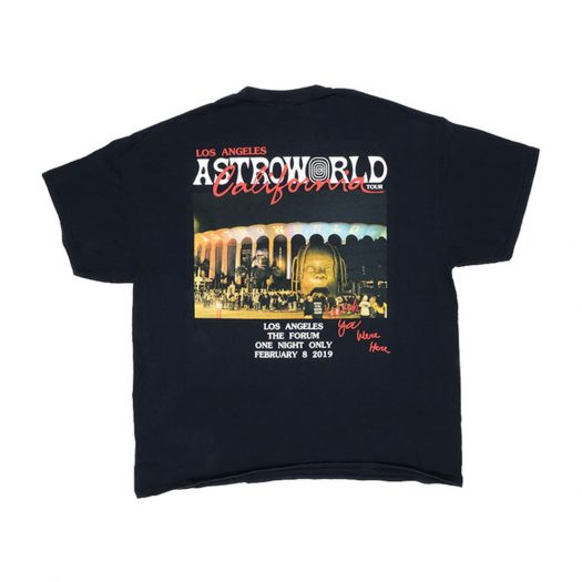 Travis Scott Astroworld LA Exclusive T-Shirt Black