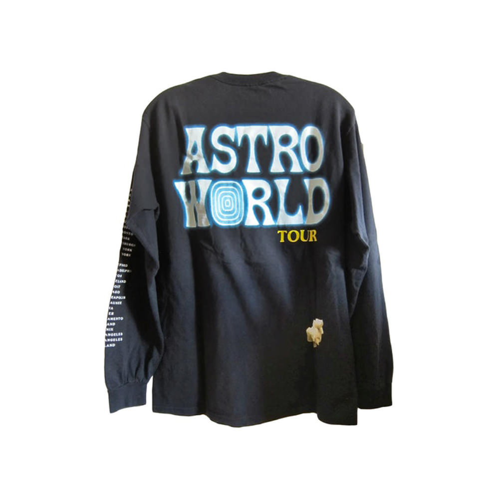 Travis Scott Astroworld Tour L/S Tee BlackTravis Scott Astroworld