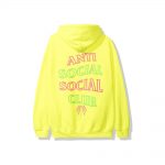 Anti Social Social Club 777 Hoodie (FW19) Neon Green