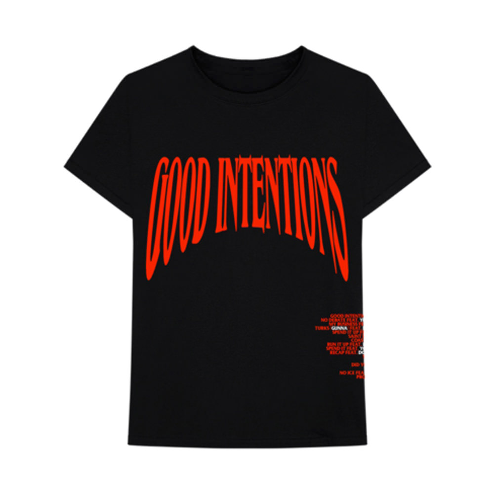 Nav x Vlone Good Intentions Tee Black - OFour