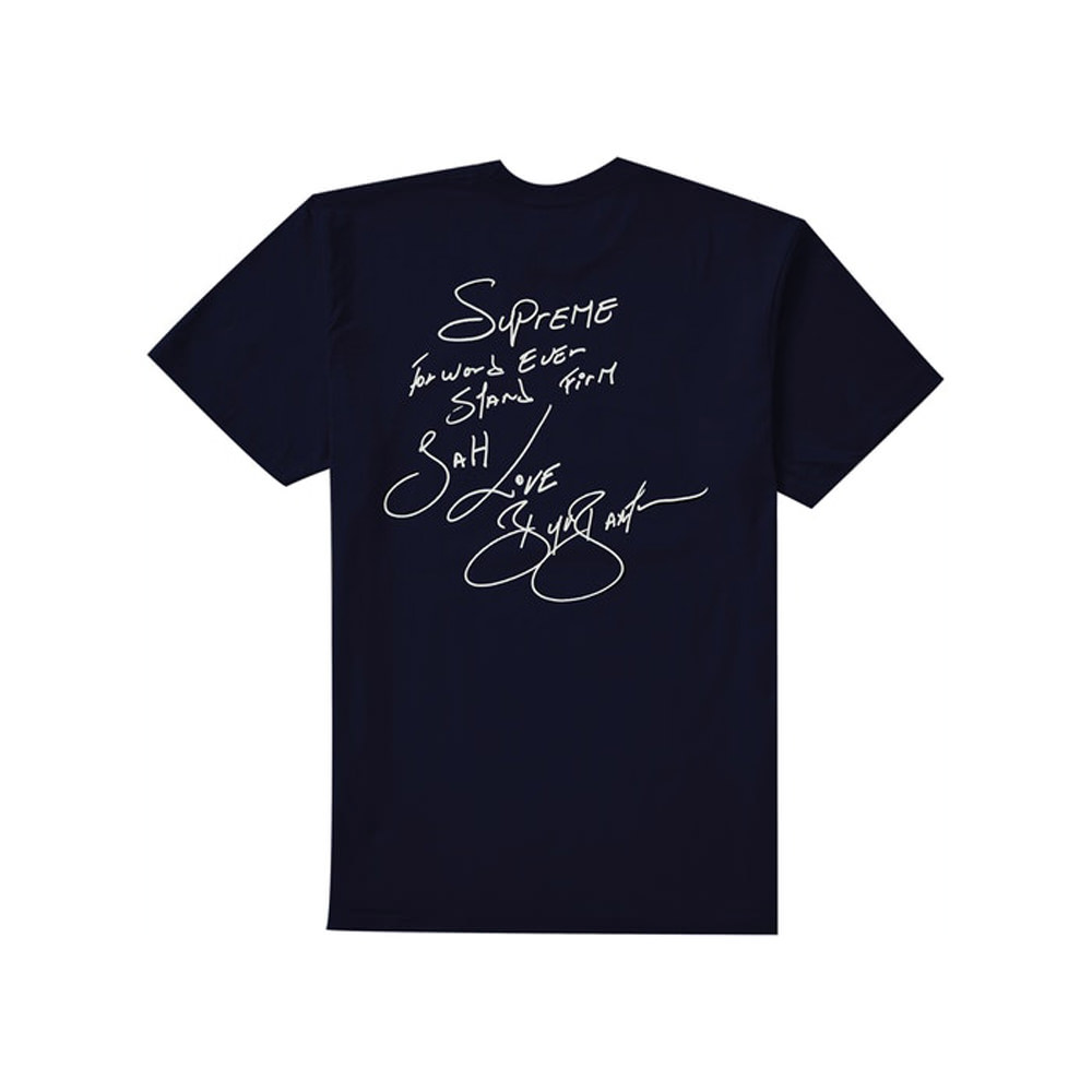 Supreme Buju Banton Tee Navy