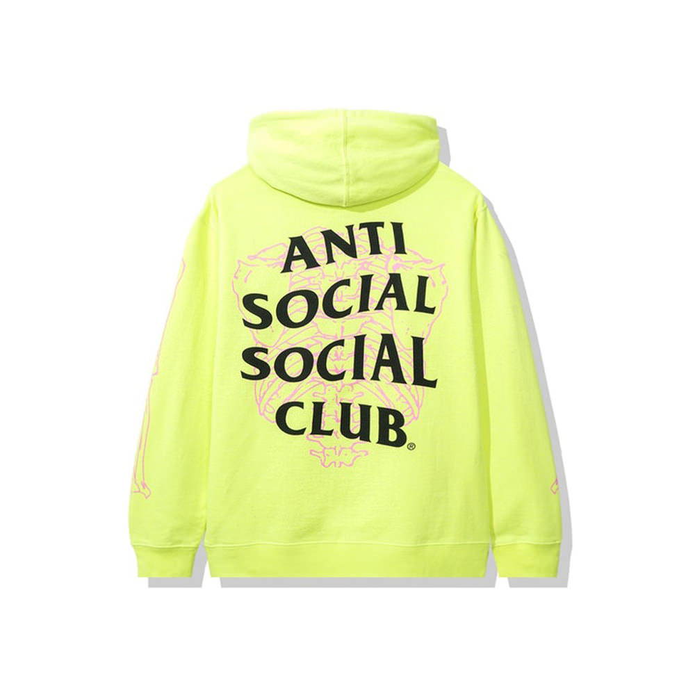 Anti Social Social Club Car Underwater Hoodie Neon YellowAnti Social ...