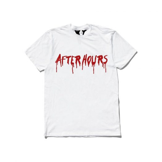 The Weeknd x Vlone After Hours Blood Drip Tee White