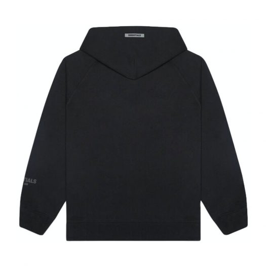 Fear Of God Essentials 3d Silicon Applique Pullover Hoodie Dark Slate/stretch Limo/black