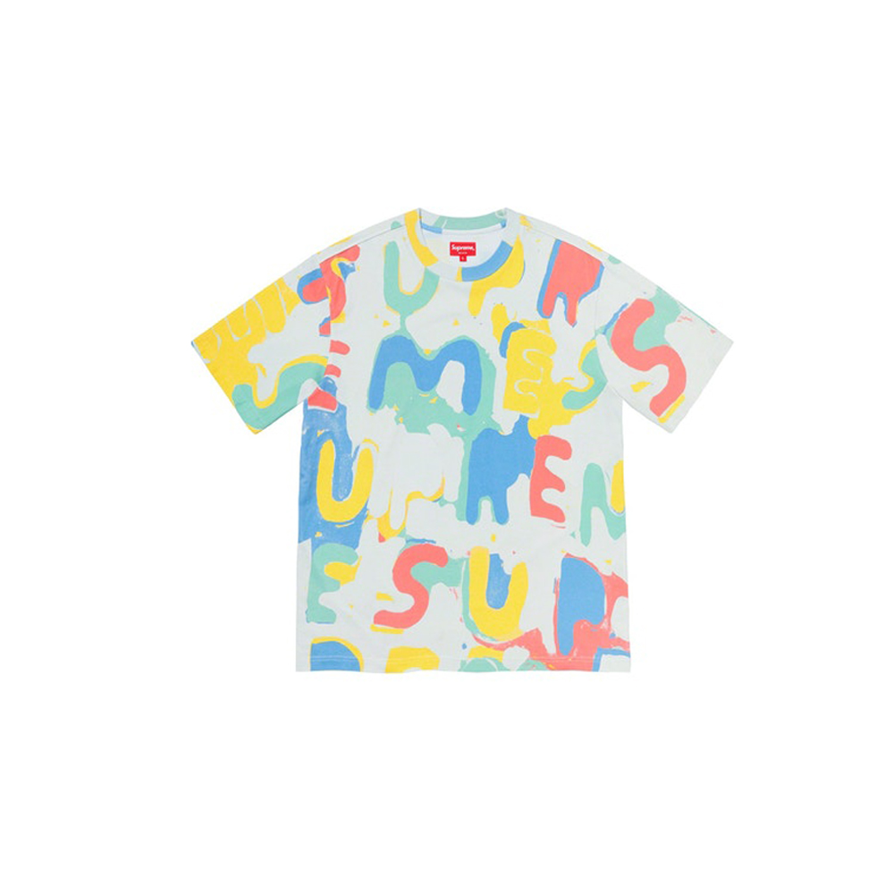 Supreme Painted Logo S/S Top NaturalSupreme Painted Logo S/S Top
