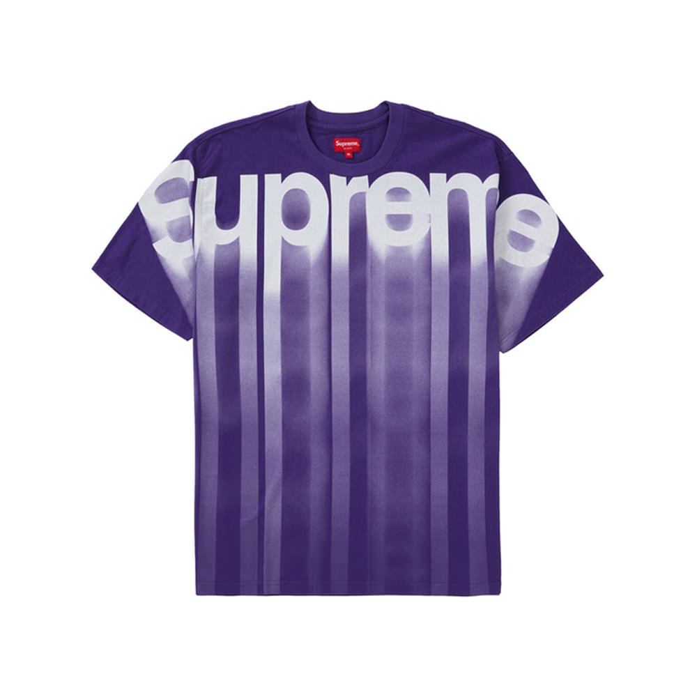 Supreme Bleed Logo S/S Top Purple - OFour