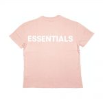 Fear Of God Essentials Pink 3m Logo Boxy T-shirt Blush