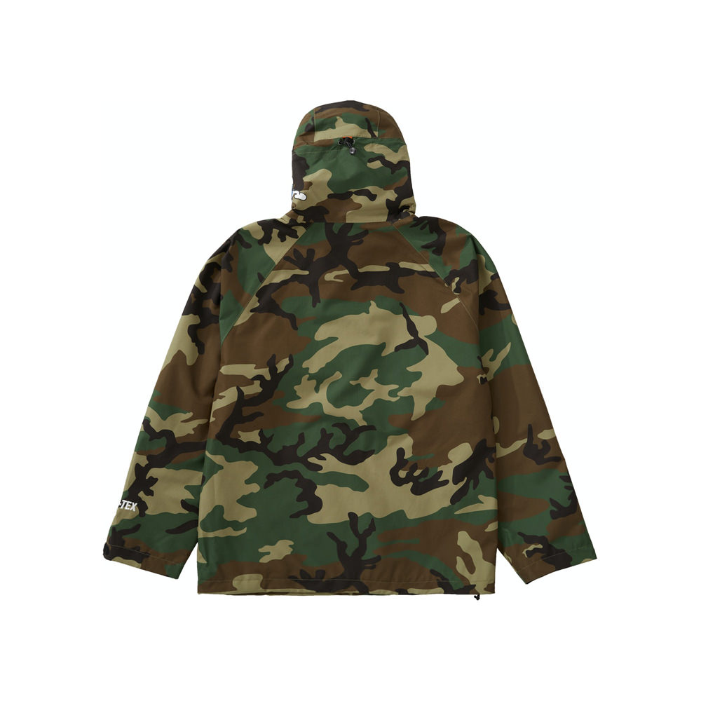 Supreme Smurfs Gore Tex Shell Jacket Woodland Camo Ofour