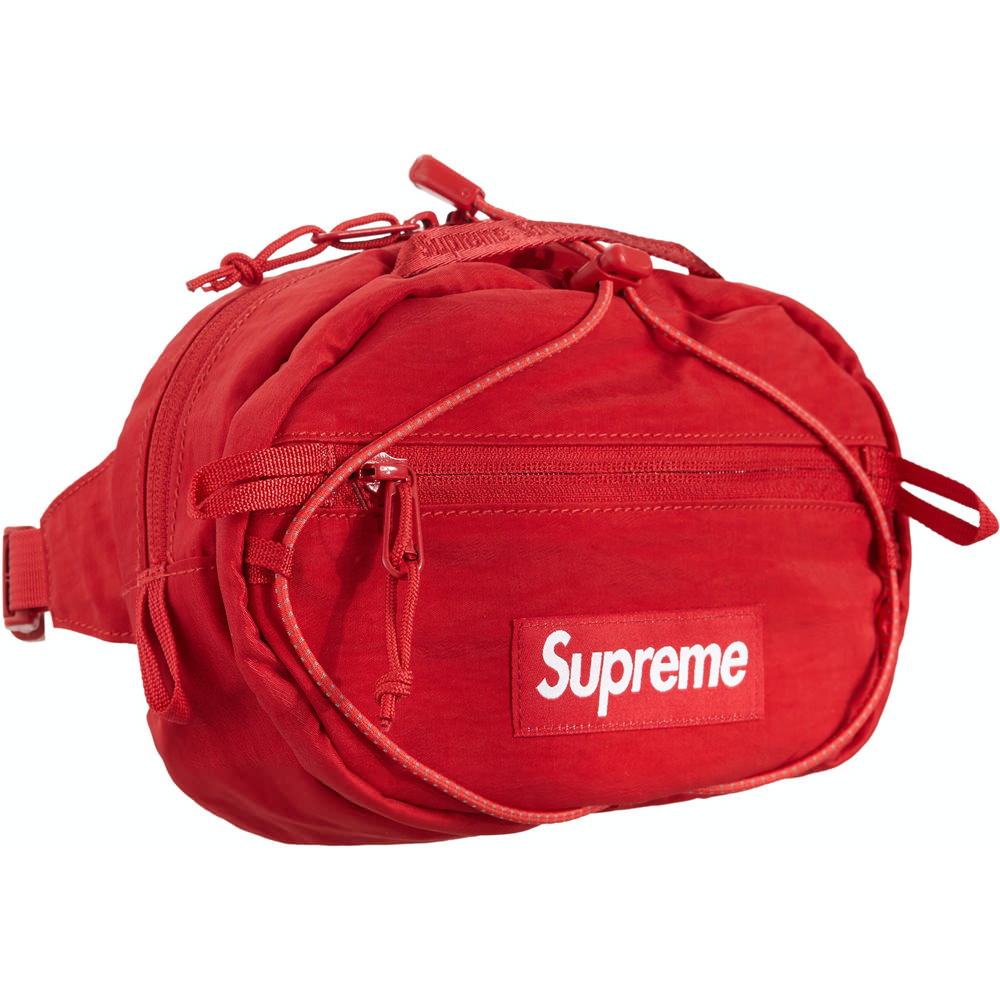 supreme waist bag red ss19
